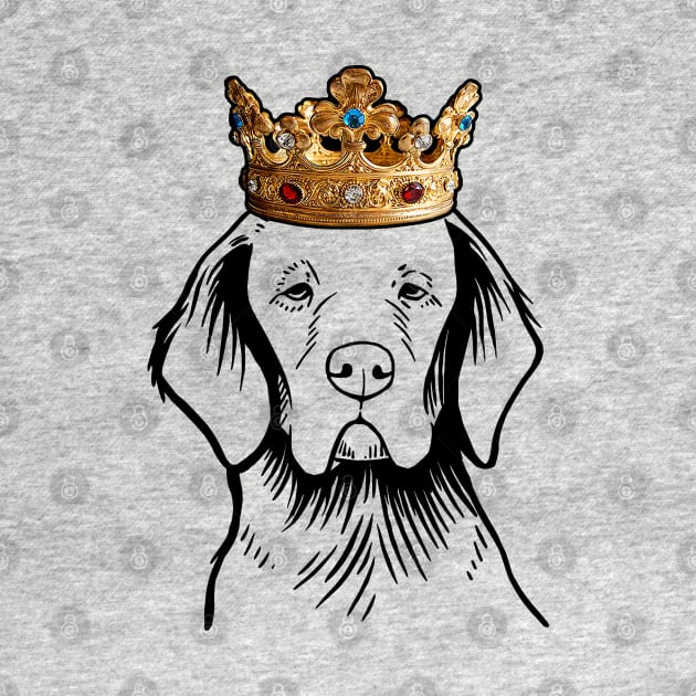 Clumber Spaniel Dog King Queen Wearing Crown by millersye